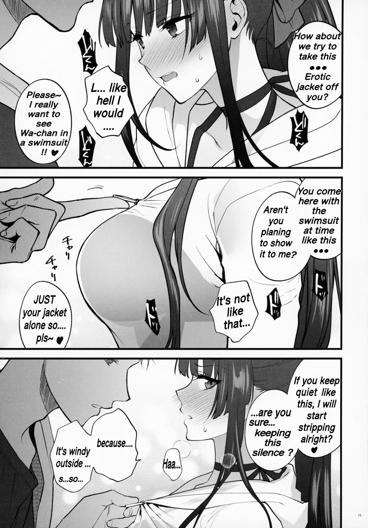 Hentai Manga Comic-I Just Came To Show You My Swimsuit!!-Read-14